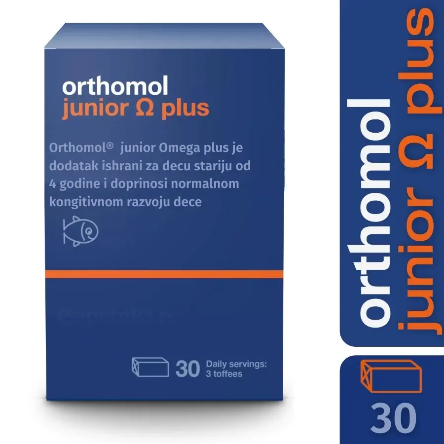 ORTHOMOL Vitamini Immun junior omega+ A30