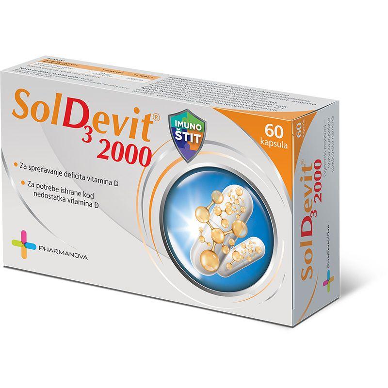 Pharmanova SOLD3EVIT 2000 60 kapsula