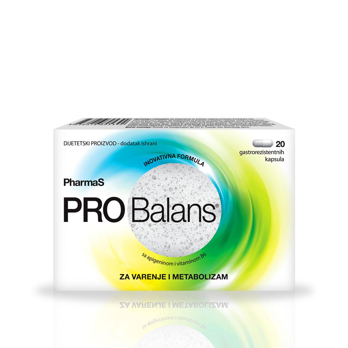 PHARMAS Probiotik za varenje i metabolizam PROBalans 20/1 120469