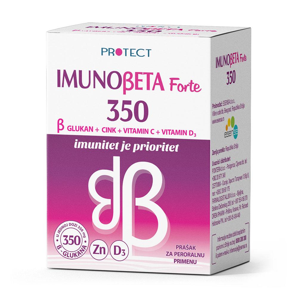 Imunobeta forte 350 prašak za jačanje imuniteta 10 kesica