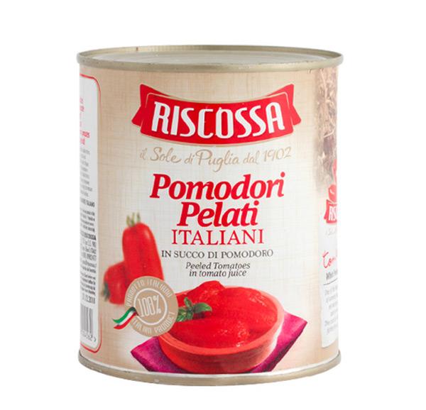 RISCOSSA Oljušteni paradajz u paradajz soku Pomodori pelati 2.55kg