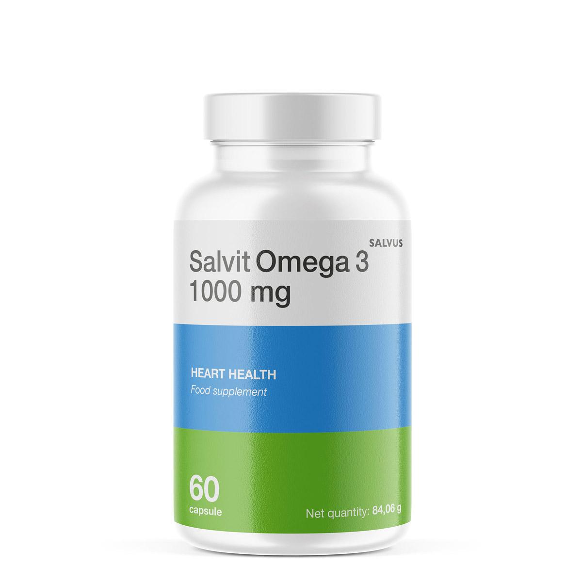 SALVIT Preparat za jačanje imunog sistema Omega 3 1000mg 60 kapsula