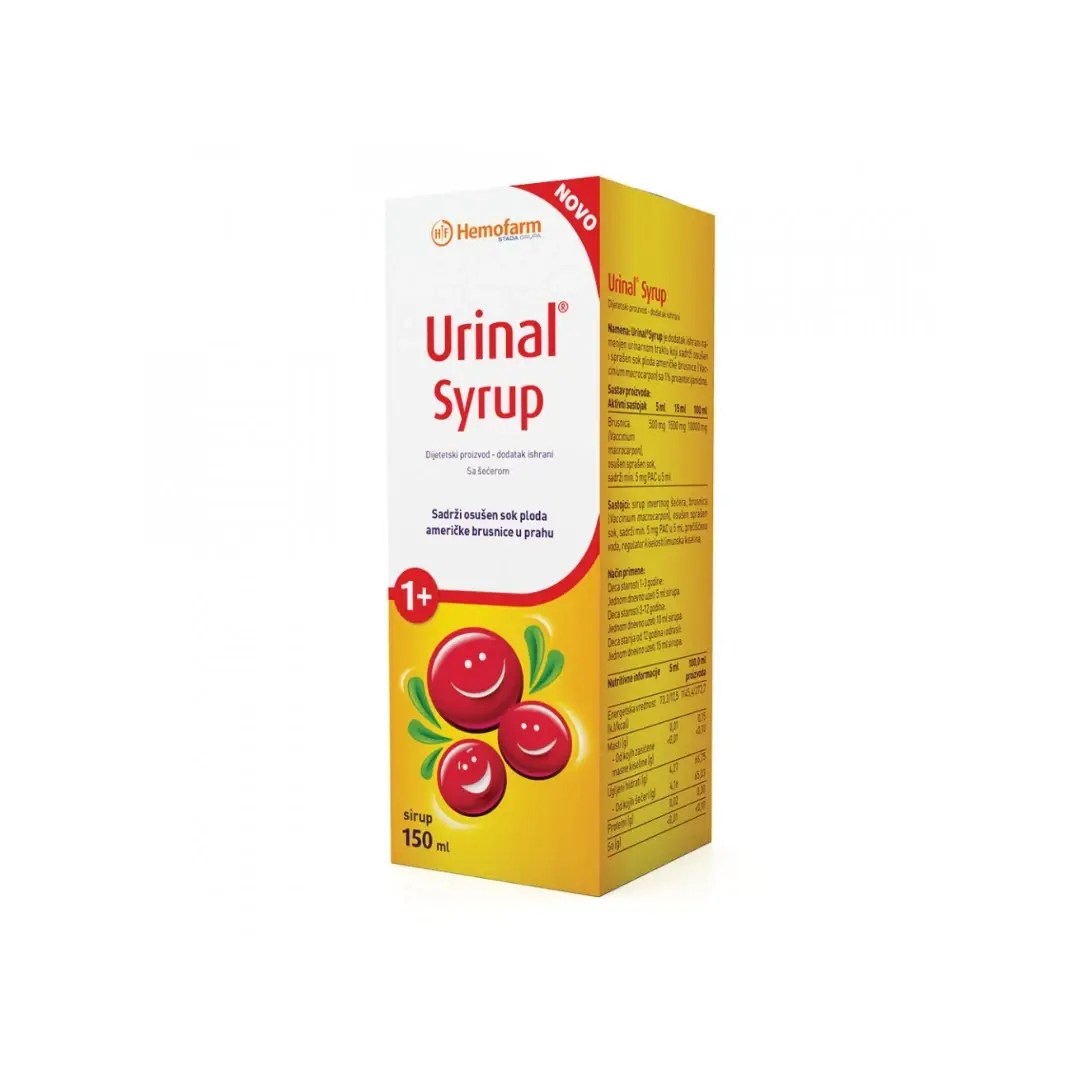 Selected image for Sirup za decu URINAL SYRUP 150ml