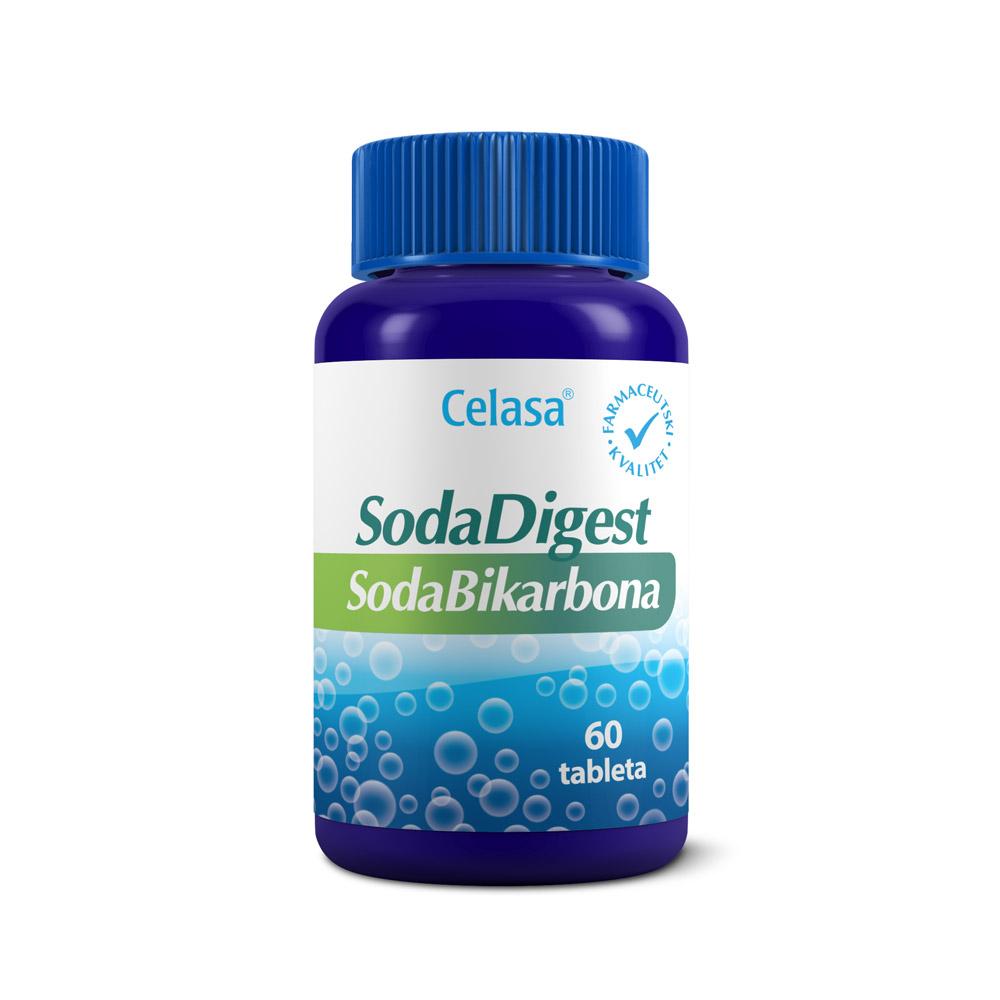 Soda bikarbona SodaDigest 60 tableta