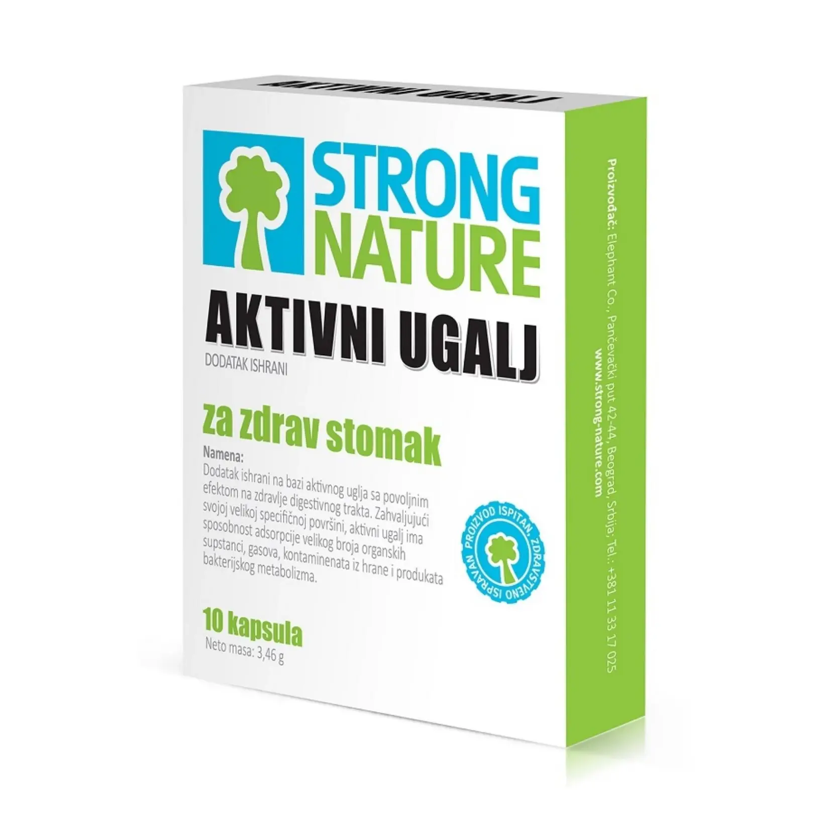 Selected image for STRONG NATURE Aktivni ugalj 10/1 100545