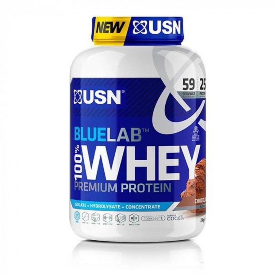 USN Whey protein BLUE LAB 100% 2000 g čokolada