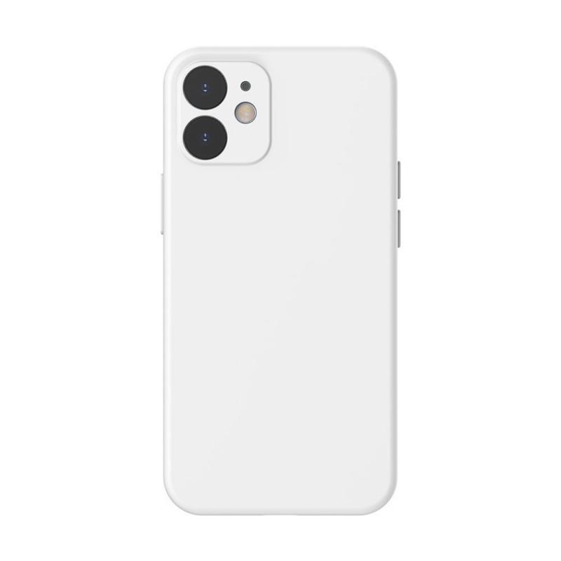 BASEUS Futrola za telefon iPhone 12 Liquid Silica bela