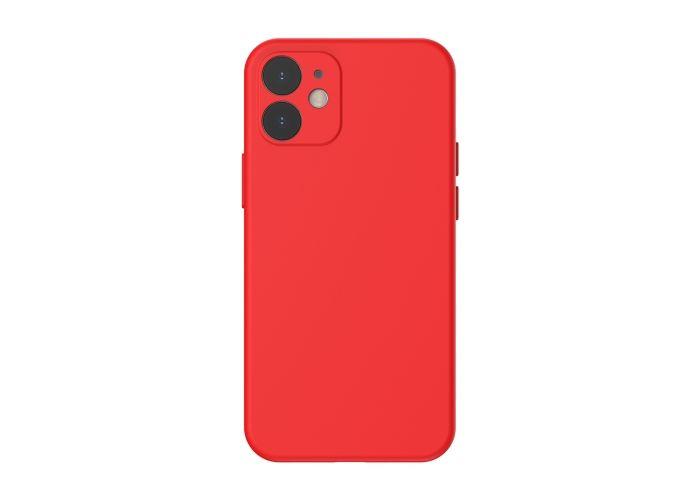 Selected image for BASEUS Futrola za telefon iPhone 12 Liquid Silica crvena