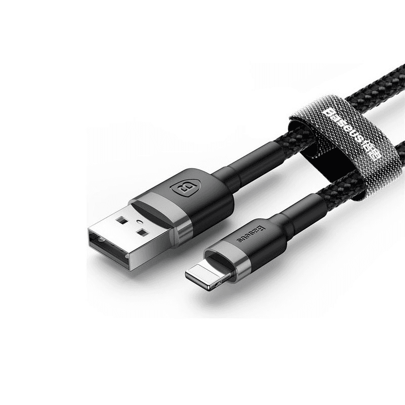 BASEUS USB kabl za iPhone Lightning 2.4A 0.5m crni