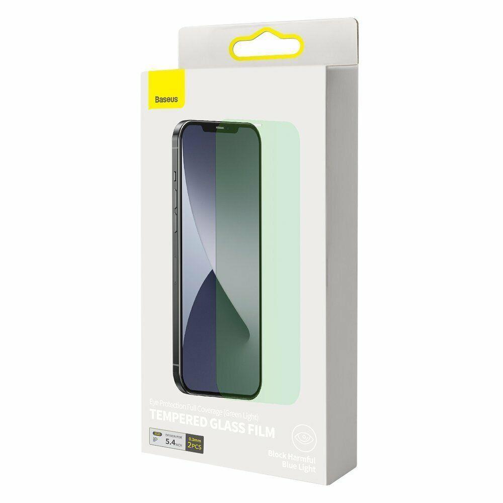 Selected image for BASEUS Zaštitna stakla za iPhone 12 mini Eye Protection Full Anti Blue 0,3 mm 2/1