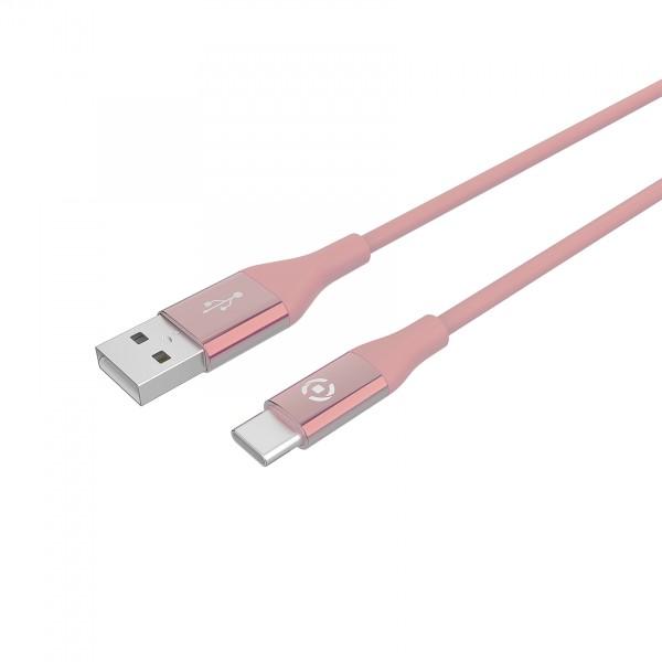 CELLY USB-C kabl u PINK boji