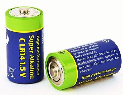 Selected image for GEMBIRD Alkalna baterija 1.5V pakovanje od 2 komada ENERGENIE TIP-C EG-BA-LR14-01
