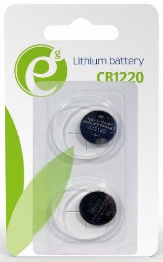 GEMBIRD Litijumska baterija 3V pakovanje od 2 komada ENERGENIE CR1220 EG-BA-CR1220-01