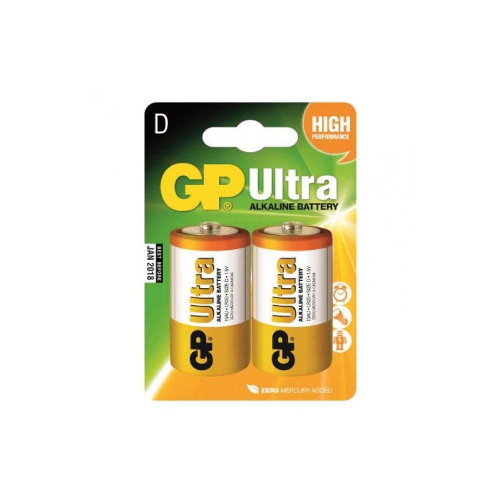 GP Baterija ultra alkalna 2 komada LR20