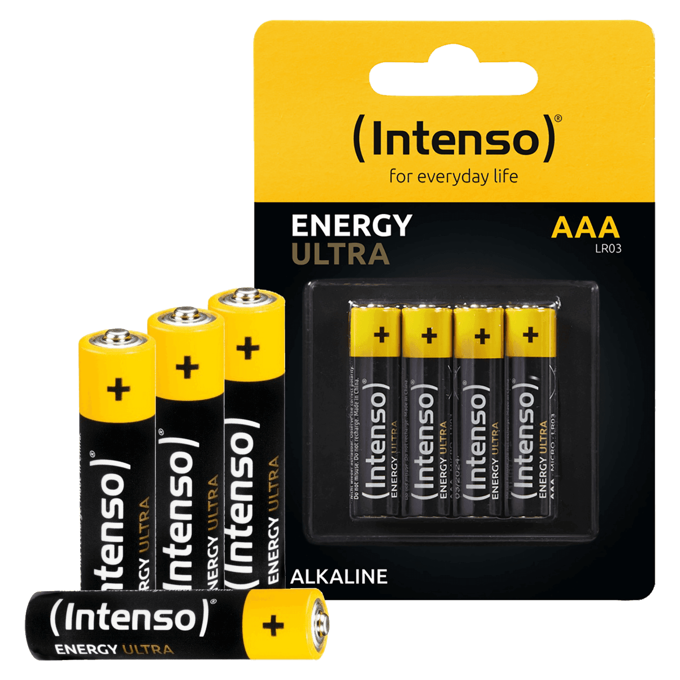 (INTENSO) Baterija alkalna AAA LR03/4 1,5 V 4 komada