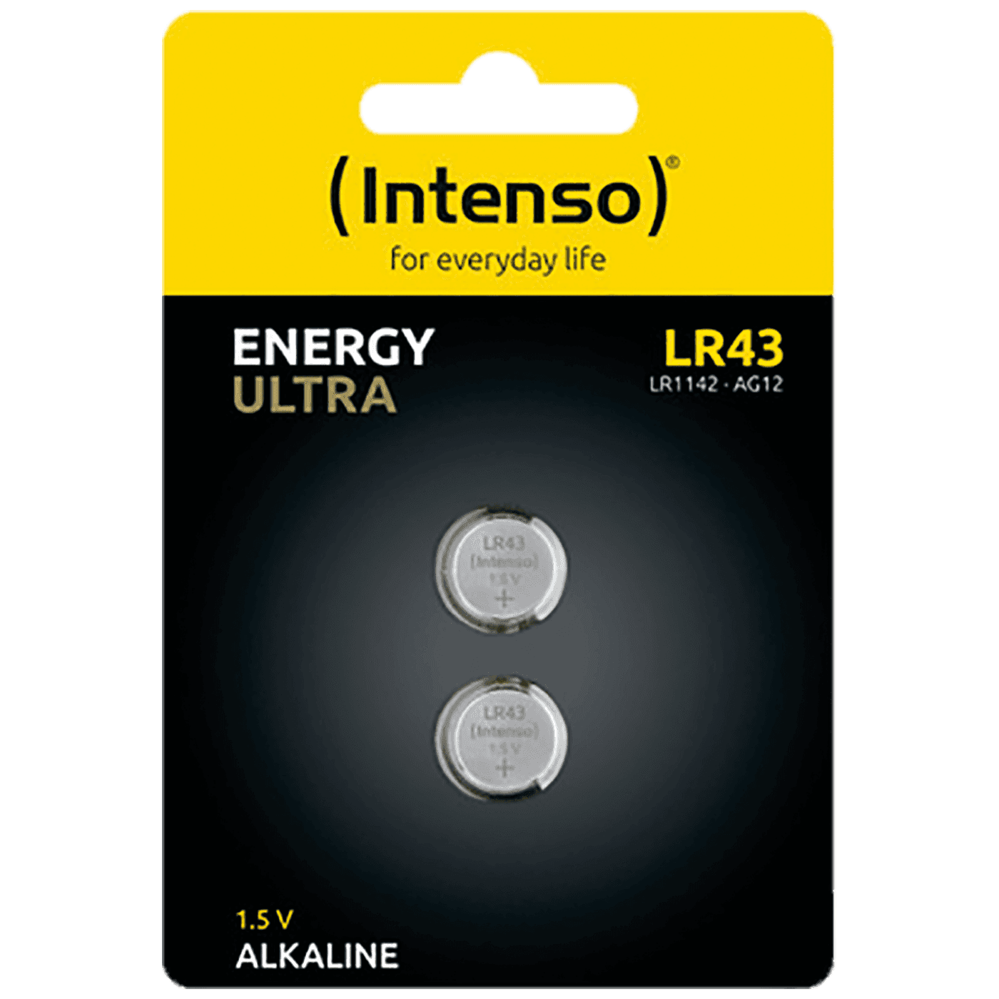 (INTENSO) Baterija alkalna LR43/2 1,5 V dugmasta 2 komada
