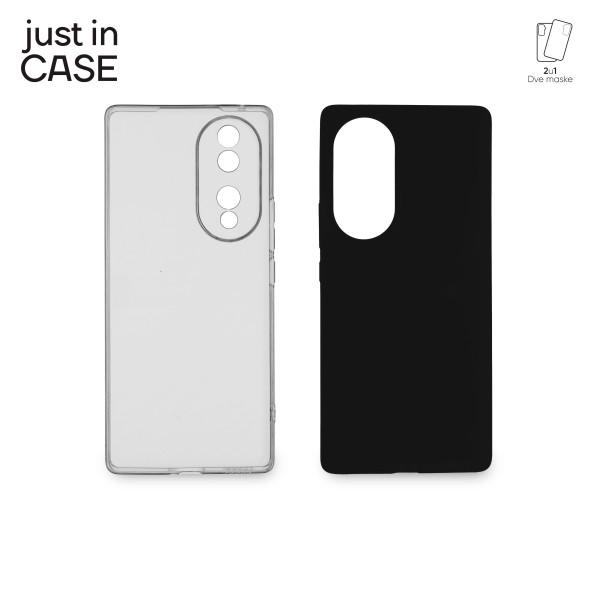 Selected image for JUST IN CASE Maske za Honor 70 2u1 Extra case MIX crne