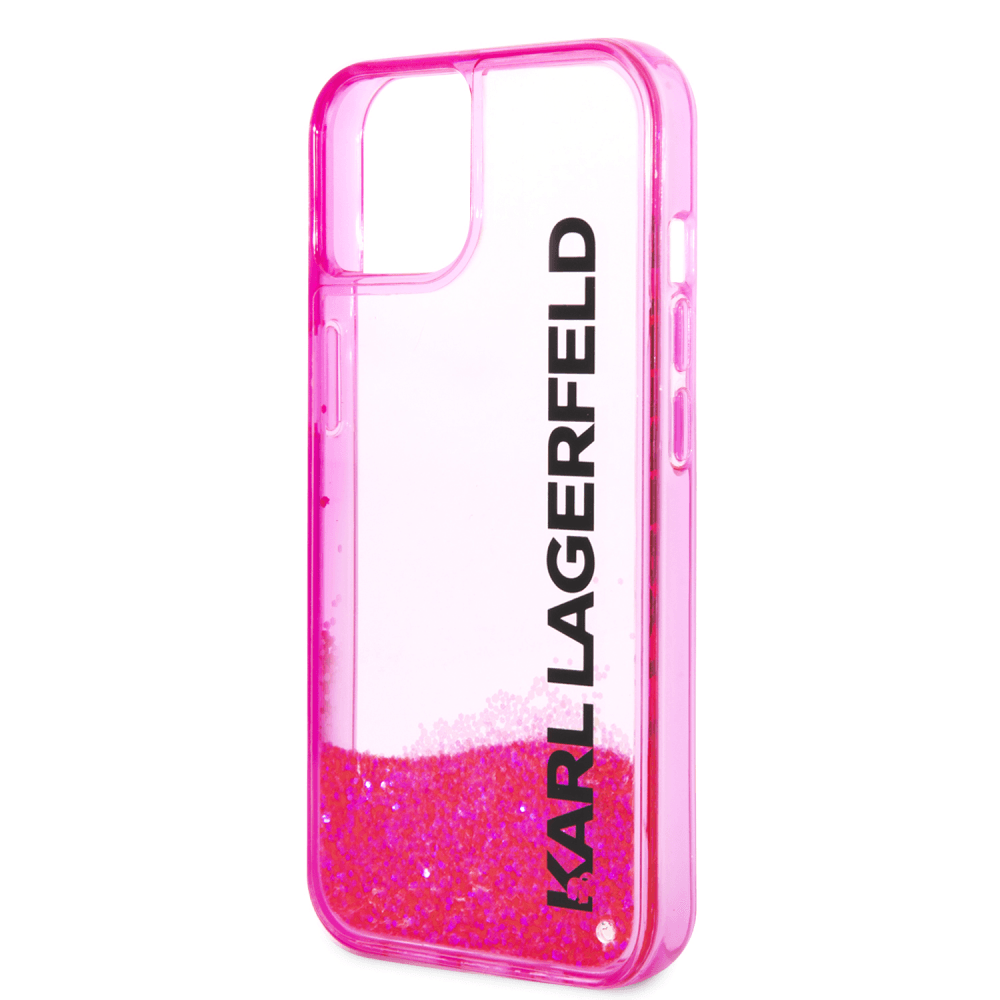 KARL LAGERFELD KARL LAGERFELD Maska za telefon Hc Liquid Glitter Elong iPhone 11 6.1 roze