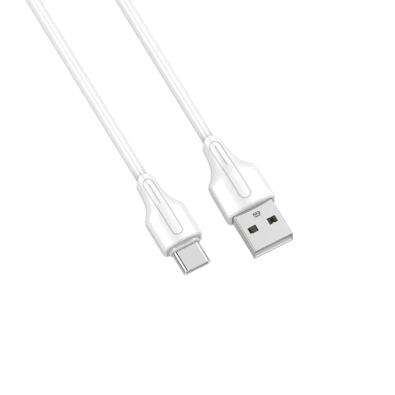 LDNIO Data kabl LS542 2.1A USB na Type C 2m beli