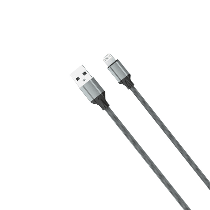 LDNIO USB kabl za iPhone LS442 Lightning 2m sivi