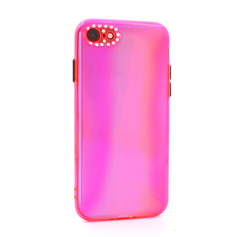 Maska Camera Crystal IPhone 7/8/SE (2020) pink