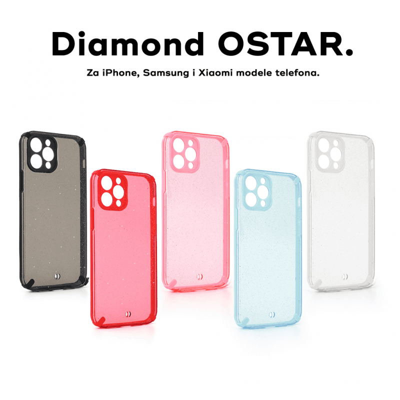 Slike Maska Diamond OSTAR za iPhone 12 Pro 6.1 crna