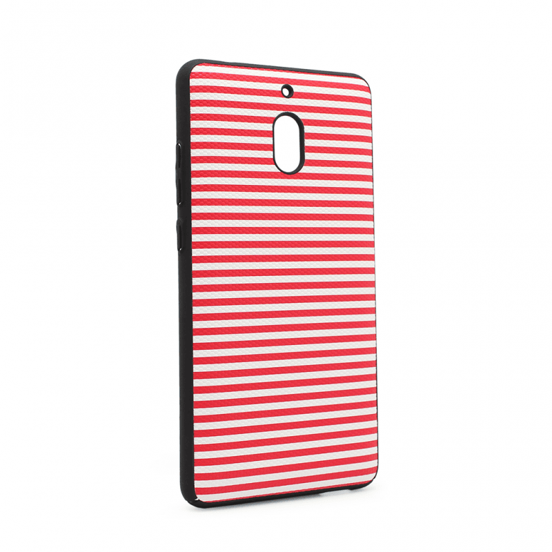 Slike Maska Luo Stripes za Nokia 2.1 2018 crvena