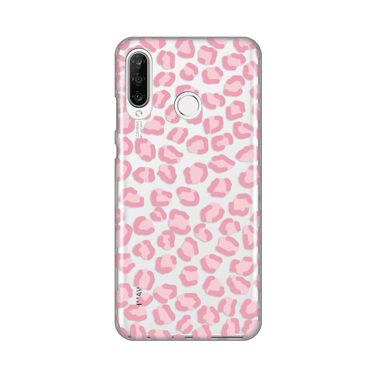 Selected image for Maska Silikonska Print Skin za Huawei P30 Lite Pink Cheetah