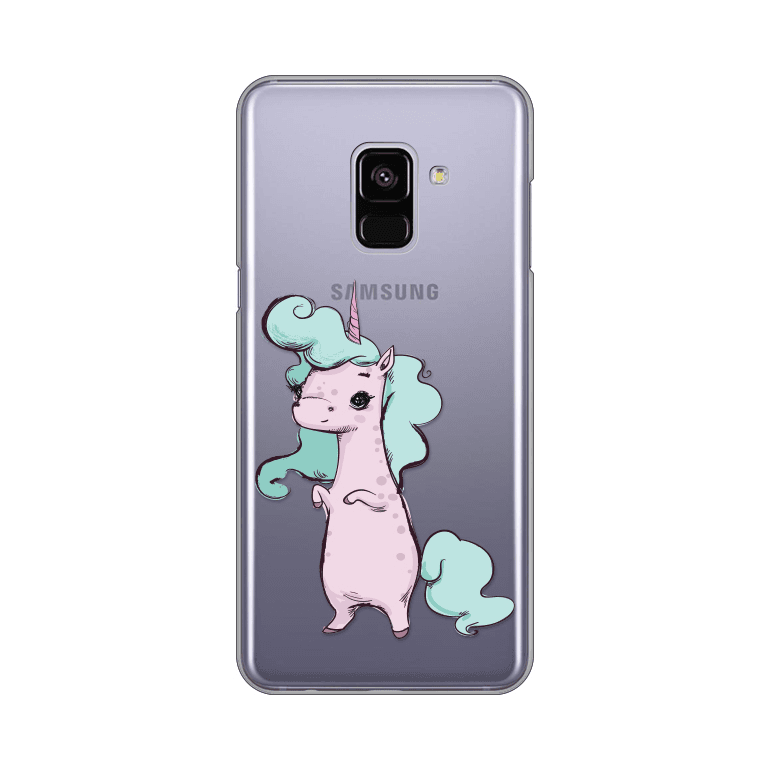Slike Maska Silikonska Print Skin Za Samsung A730F Galaxy A8 Plus 2018 Cute Unicorn