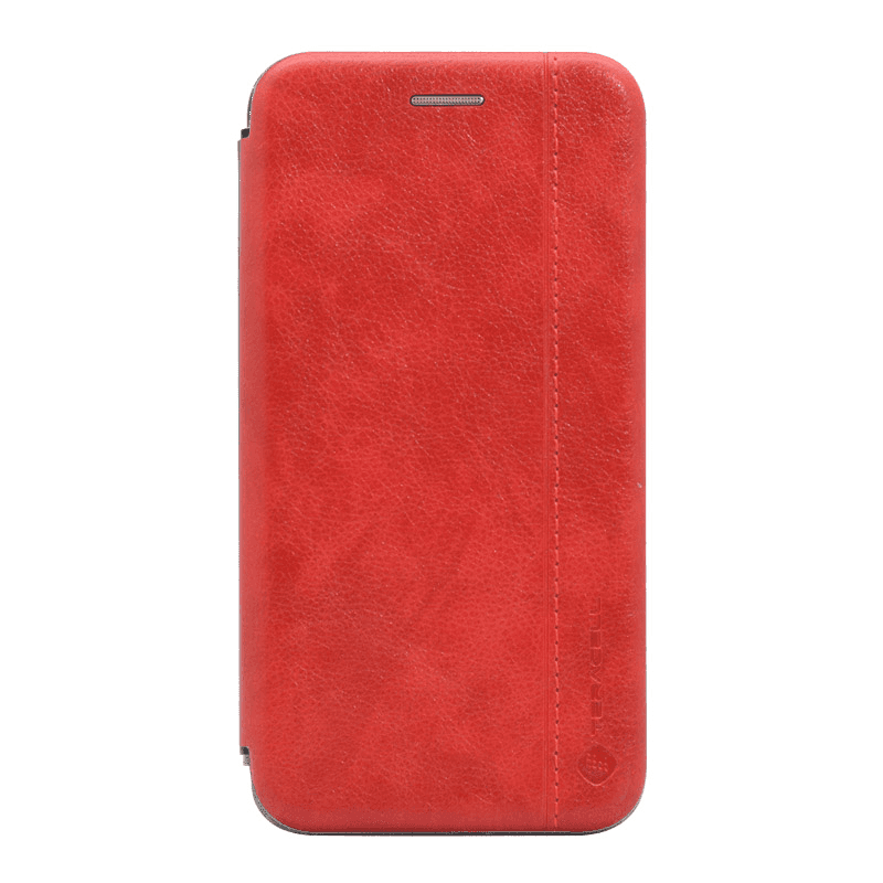 Slike Maska Teracell Leather za Samsung A217F Galaxy A21s crvena