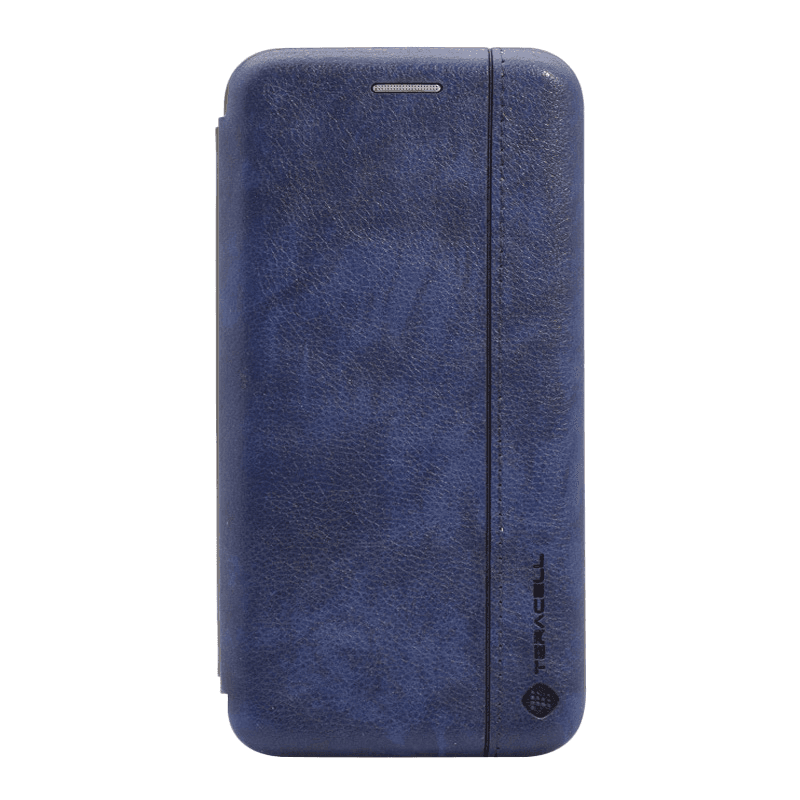 Slike Maska Teracell Leather za Samsung G985F Galaxy S20 Plus plava