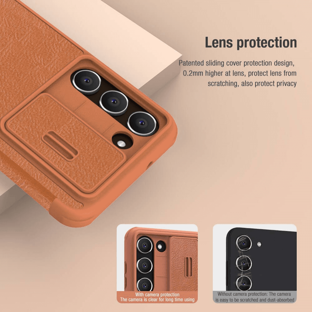 Selected image for NILLKIN Futrola za Samsung S908B Galaxy S22 Ultra 5G Qin Pro Leather crna