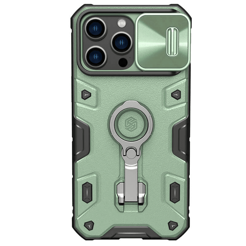 NILLKIN NILLKIN Torbica za iPhone 14 Pro Max 6.7 CamShield Armor Pro Magnetic zelena