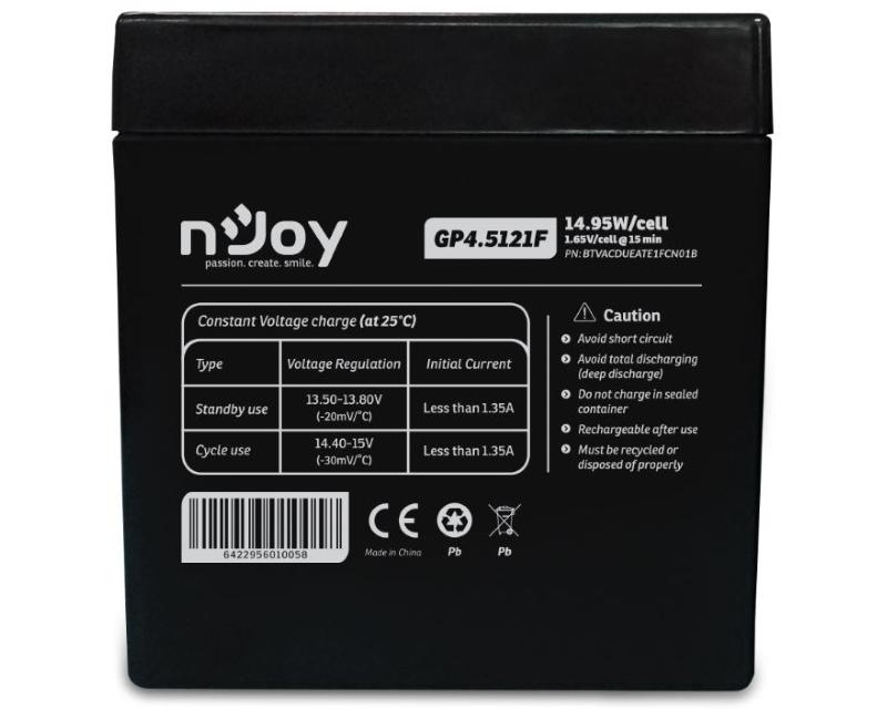 Selected image for NJOY Baterija za UPS GP4.5121F 12V 14.95W (BTVACDUEATE1FCN01B)