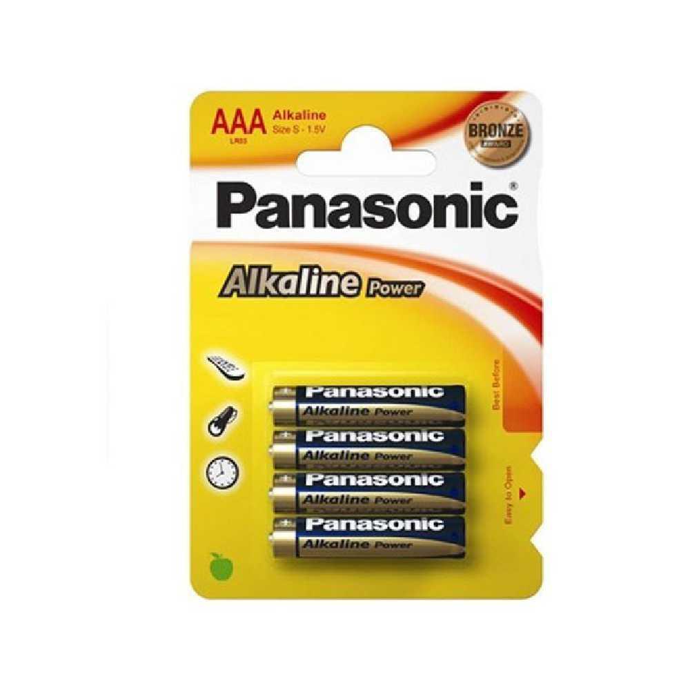 PANASONIC Baterija alkalna AAA  1.5V 1/4 039334 LR03