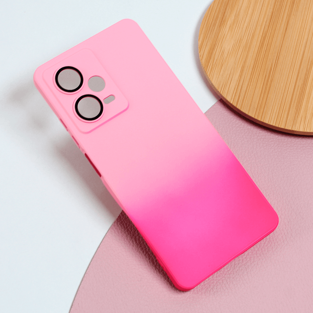 TERACELL Maska Rainbow Spring za Xiaomi Redmi Note 12 Pro 5G (EU) ružičasto-roze