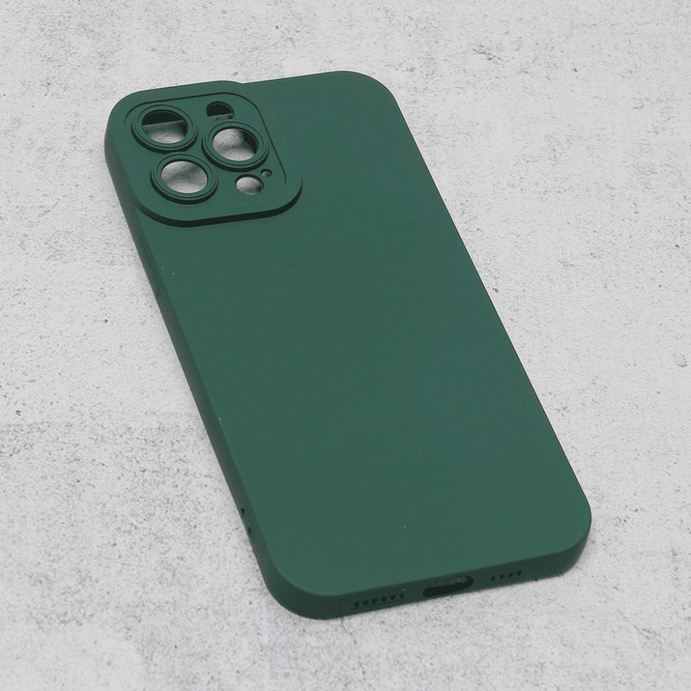 TERACELL Maska za iPhone 13 Pro Max 6.7 Silikon Pro Camera tamno zelena