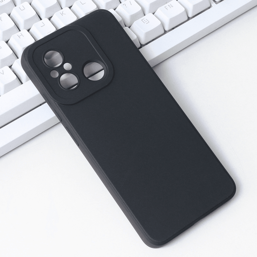 TERACELL Maska za Xiaomi Redmi 12C Silikon Pro Camera crna