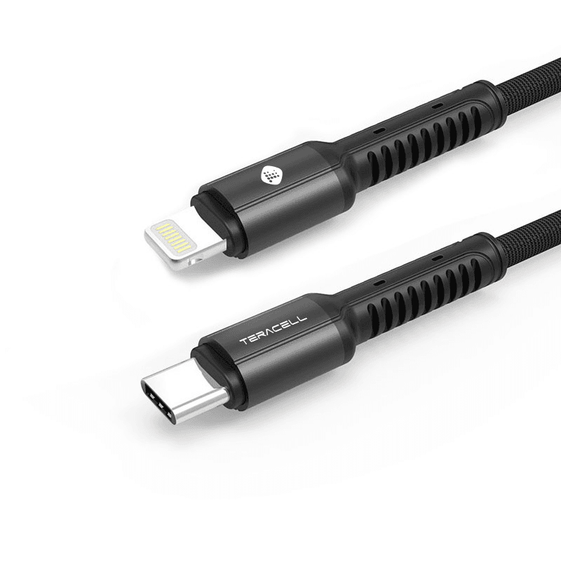 TERACELL USB kabl za iPhone Evolution CA-320 USB na iPhone Lightning 2.4A 1m crni