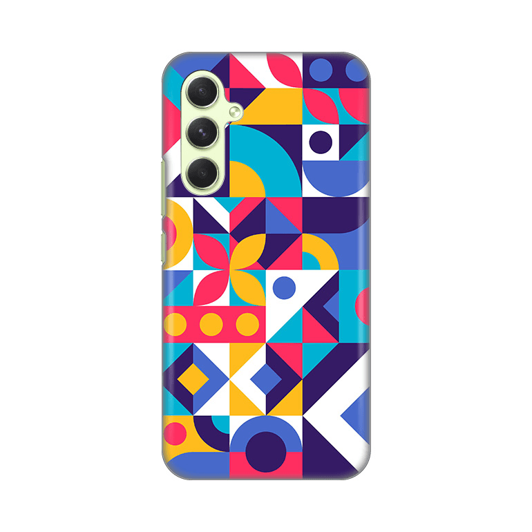 Maska za telefon Silikonska Print Skin za Samsung A546B Galaxy A54 5G Colorful Mosaic