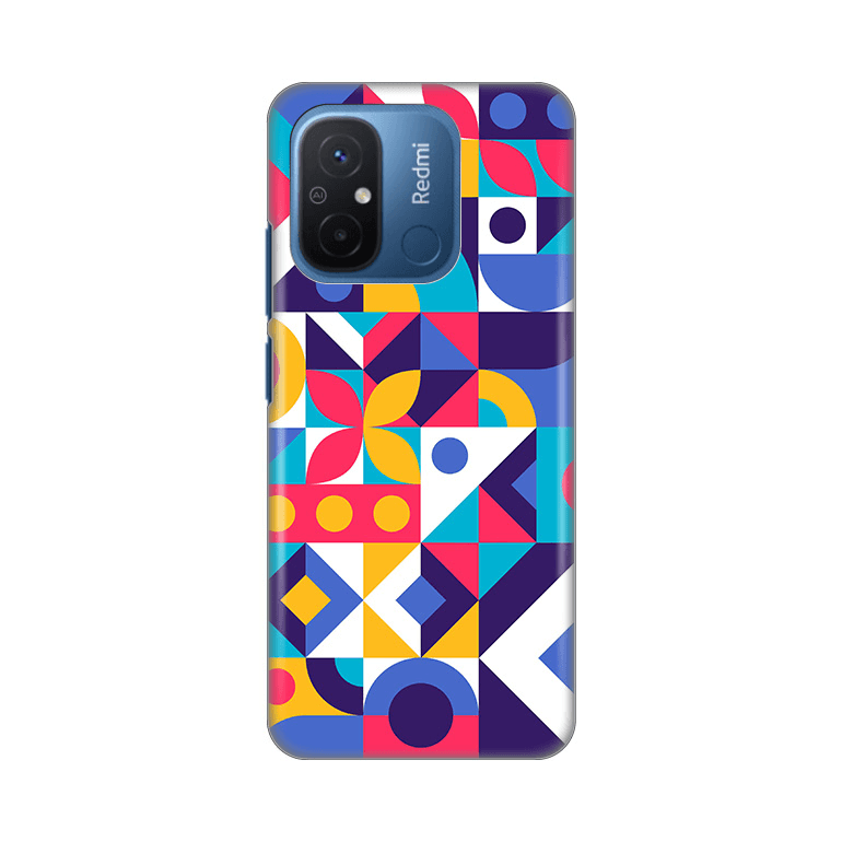 Selected image for Maska za telefon Silikonska Print Skin za Xiaomi Redmi 12C Colorful Mosaic