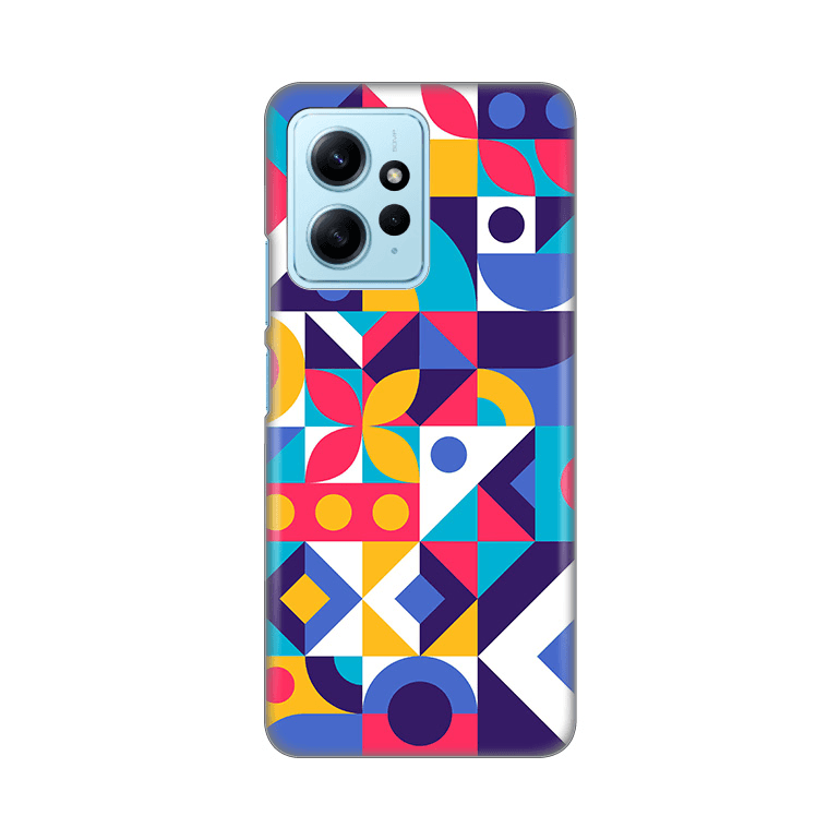 Maska za telefon Silikonska Print Skin za Xiaomi Redmi Note 12 4G (EU) Colorful Mosaic