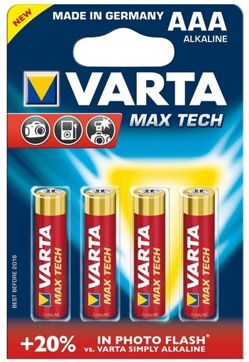 Varta Longlife Max Power alkalna baterija LR03 4/1