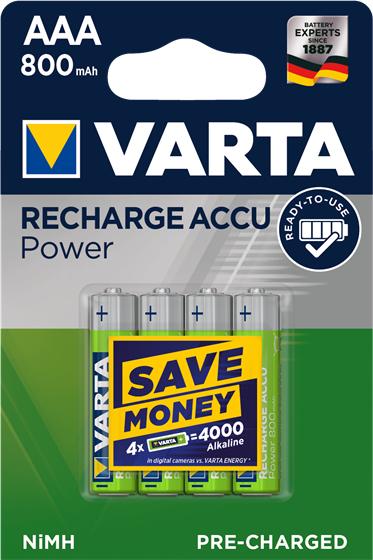 Selected image for Varta Punjiva baterija HR03 800mAh 4/1