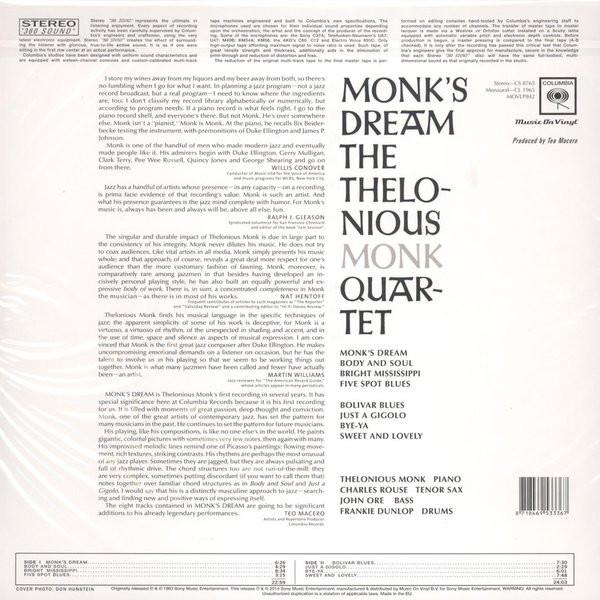 Selected image for THELONIOUS MONK -  Monk's Dream