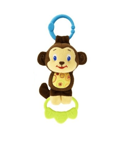 BRIGHT STARTS Plišana igračka sa muzikom majmunče braon
