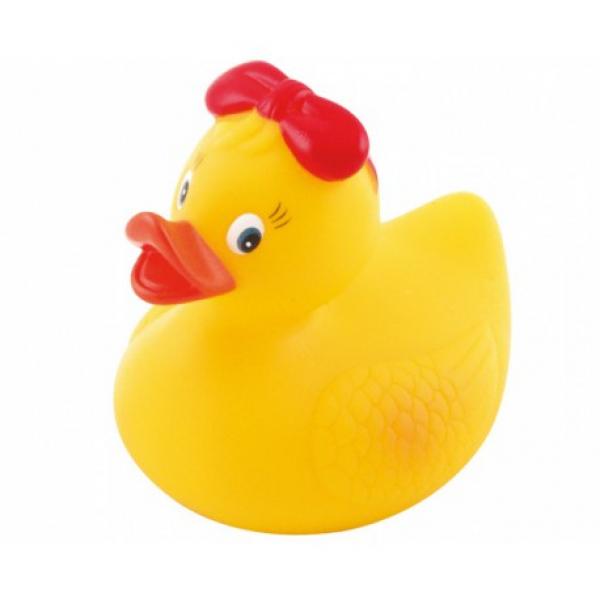 CANPOL BABIES Igračka za kupanje patkica žuto-crvena