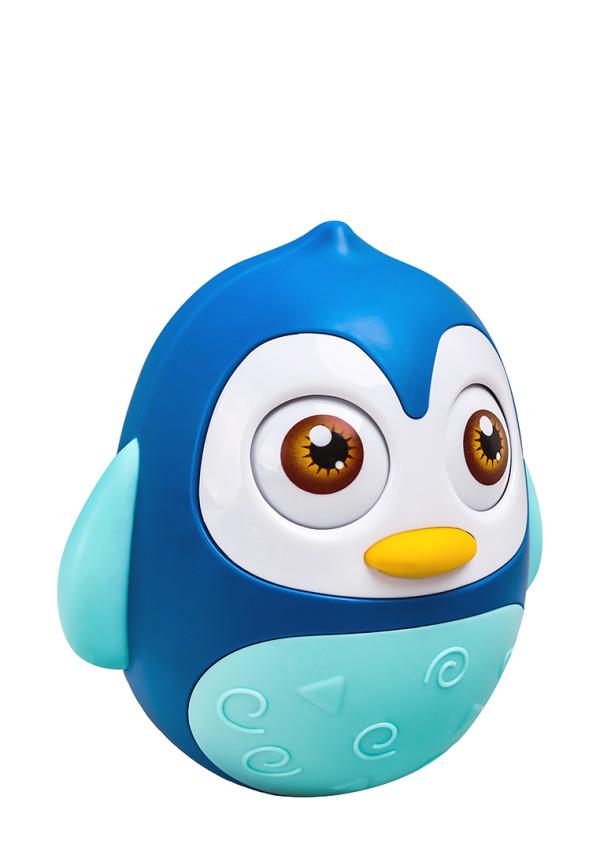 HUANGER Igračka za bebe Pingvin Roly Poly plavi