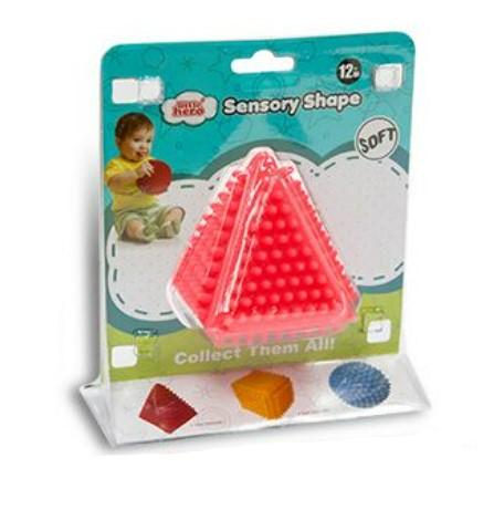 TOY HERO Senzorna igračka za bebe Piramida crvena