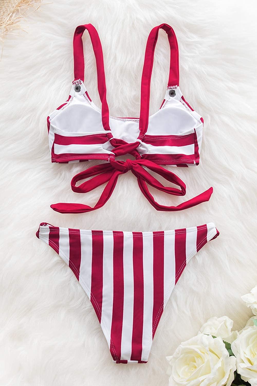 Selected image for CUPSHE Ženski kupaći kostim D176 crveno-beli